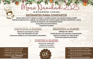menú navidad 2025