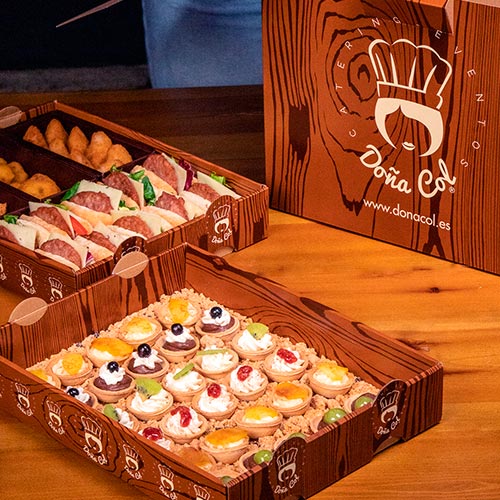 Caterings en Madrid y Zaragoza. Catering Boxes®. Doña Col Catering.