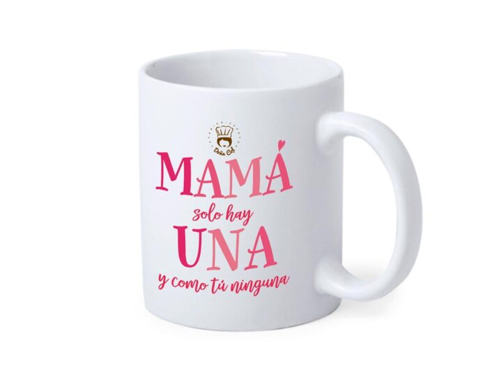 Taza para cumpleaños de Mamá o Día de la Madre. Doña Col. Complementos